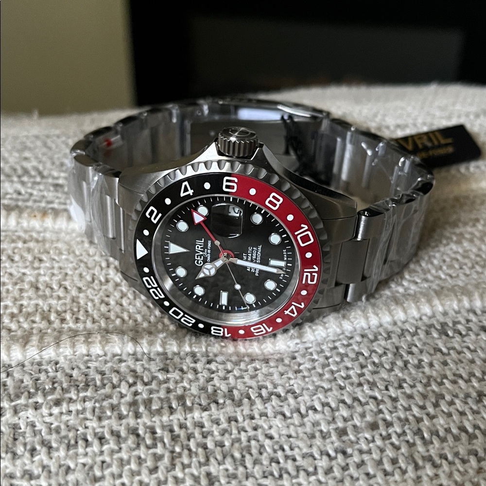 Wall Street Bracelet Watch, 43mm
GEVRIL
